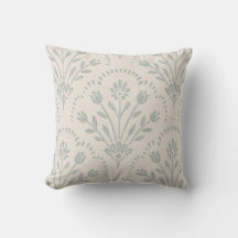 Gedempte zachte salie groene folk bloemscallop pat