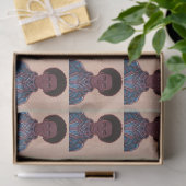 GedempteKleur Afrofuturistische Koningen Tissuepapier (Geschenk)