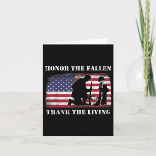 Gedenk de Gevallenen Dank de Levenden Memorial Day Kaart