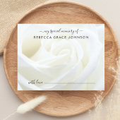 Gedenkbloem Roos Funeral Briefkaart