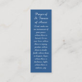 Gedenkboek Mark Prayer Kaart Contactkaartje (Achterkant)