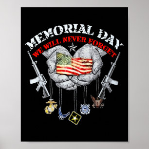 Gedenkdag die we nooit zullen vergeten veteraan Ge Poster