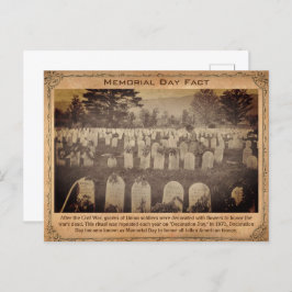 Gedenkdag Feiten Briefkaart