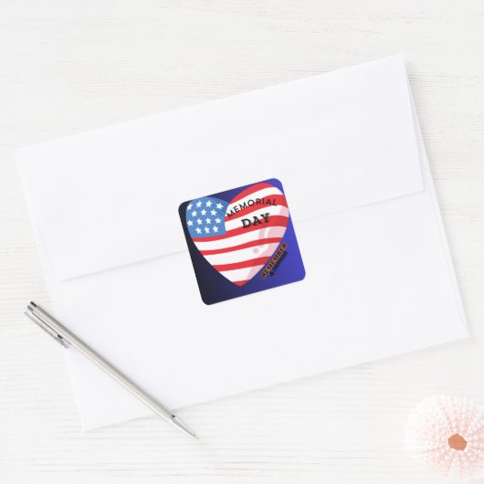 Gedenkdag stickers (Envelop)