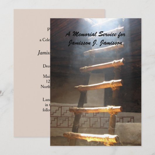 Gedenkdienst, Kiva Ladder, Colorado Kaart (Voorkant / Achterkant)