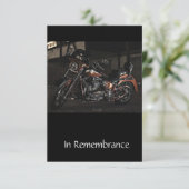 Gedenkdienst Nodig motorfiets uit Kaart (Staand voorkant)