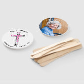 Gedenkdienst of viering van het leven hand fan handwaaier (Niet-gemonteerd)