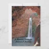 Gedenkdienst, Waterval, Zuidwest Red Rock Kaart (Voorkant)