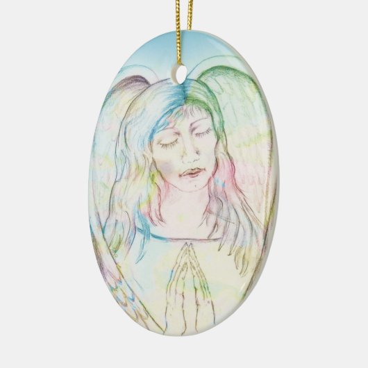 Gedenkengel Keramisch Ornament (Links)