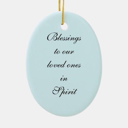 Gedenkengel Keramisch Ornament (Achterkant)