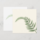 Gedenkens Karte Farnblattes Kaart (Voorkant / Achterkant)