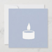 Gedenkens Karte Kerze Kaart (Achterkant)