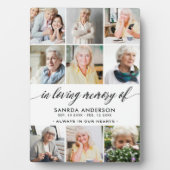 Gedenkfoto Collage Fotoplaat (voorkant)