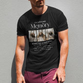 Gedenkfoto collage 'In liefdevolle herinnering' T-shirt