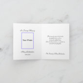 Gedenkfoto Dank u Opmerking Kaart -- Lilacs (Binnen)