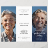 Gedenkfoto Orde van Elegant Trifold (Voorkant)