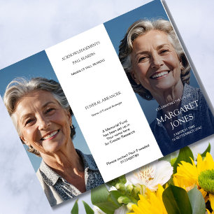 Gedenkfoto Orde van Elegant Trifold