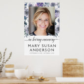 Gedenkfoto Rozen Welkomstbord Poster (Keuken)