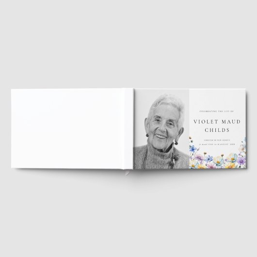 Gedenkfoto Viering van het leven Gastenboek (Volledig)