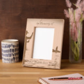 Gedenkfoto Viering van het leven Keepsake Gegraveerde Lijstjes (Links)