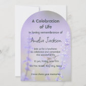 Gedenkfoto Viering van het leven Keepsake Kaart (Achterkant)