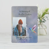 Gedenkfoto Viering van het leven Keepsake Kaart (Staand voorkant)