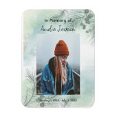 Gedenkfoto Viering van het leven Keepsake Magneet (Verticaal)