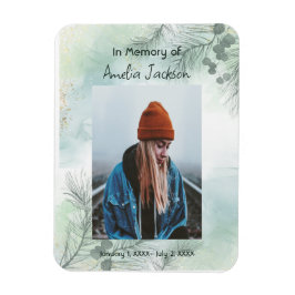 Gedenkfoto Viering van het leven Keepsake Magneet