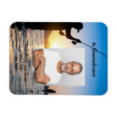 Gedenkfoto Viering van het leven Keepsake Magneet (Horizontaal)