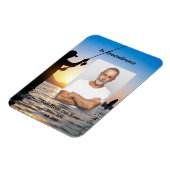 Gedenkfoto Viering van het leven Keepsake Magneet (Linkerzijde)