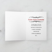 gedenkkaarten: rood bloeien kaart (Binnen)