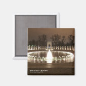 Gedenkmagneet voor de Tweede Wereldoorlog Magneet (Voorkant / Achterkant)