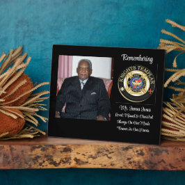 Gedenkplaat van de Tempeliers Fotoplaat