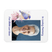 Gedenksteen voor Bluebird Garden Bird Magneet (Horizontaal)