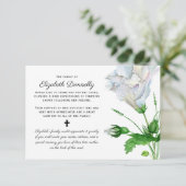 Gedenkteken Bedankt Opmerking | Bewaar het begrafe (Staand voorkant)