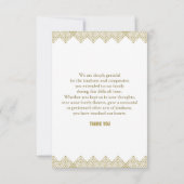 Gedenkteken Dank u fotokaart Bedankkaart (Achterkant)