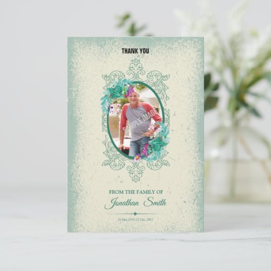 Gedenkteken Dank u fotokaart Kaart (Staand voorkant)