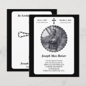 gedenkteken elegante kruis (Voorkant / Achterkant)