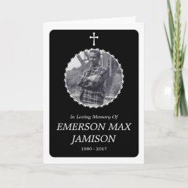 gedenkteken : elegante kruis kaart