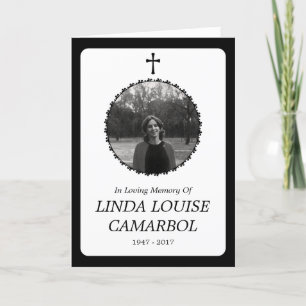 gedenkteken . elegante kruis kaart