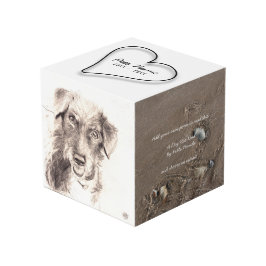 gedenkteken Foto Cube voegt gedicht toe Kubus