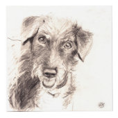  gedenkteken Foto Cube voegt gedicht toe Kubus (Voorkant)