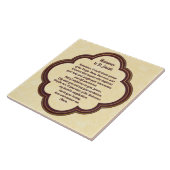 Gedenkteken Gebed tot Sint-Jozef 2 Tegeltje (Zijkant)