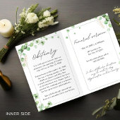 Gedenkteken, Groene Orde van Dienst, Foto Begrafen Programma