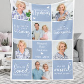 Gedenkteken IN LIEFDEVOL GEHEUGEN Custom 6 Multi P Fleece Deken