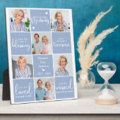 Gedenkteken IN LIEFDEVOL GEHEUGEN Custom 6 Multi P Fotoplaat (Zijkant)