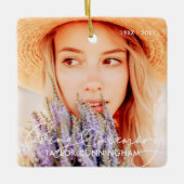 Gedenkteken in liefdevolle herinnering Moderne har Keramisch Ornament (Voorkant)