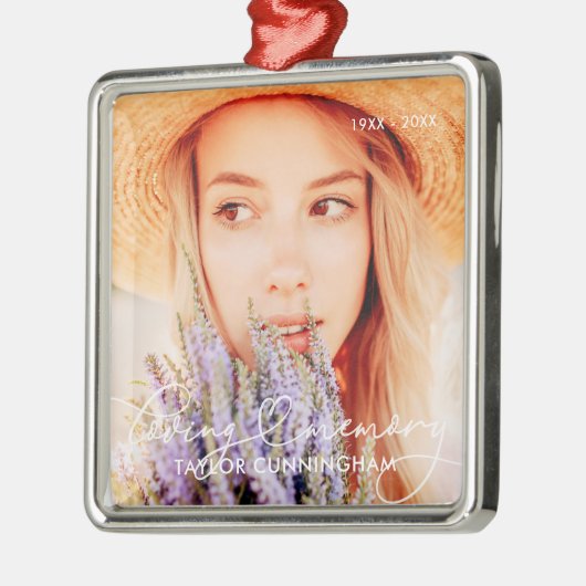 Gedenkteken in liefdevolle herinnering Moderne har Metalen Ornament (Links)