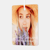 Gedenkteken in liefdevolle herinnering Moderne har Metalen Ornament (Voorkant links)