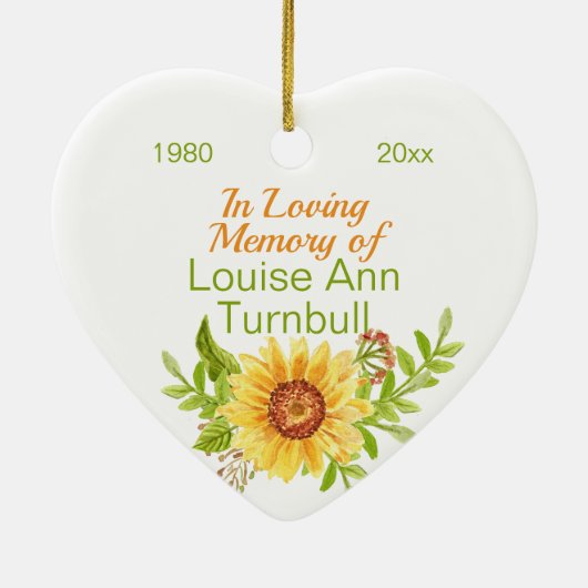  gedenkteken in liefhebbend geheugen, bloemen keramisch ornament (Achterkant)